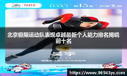 北京极限运动队表现卓越最新个人能力排名揭晓前十名