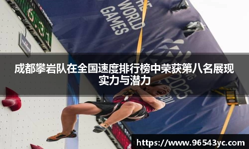 成都攀岩队在全国速度排行榜中荣获第八名展现实力与潜力